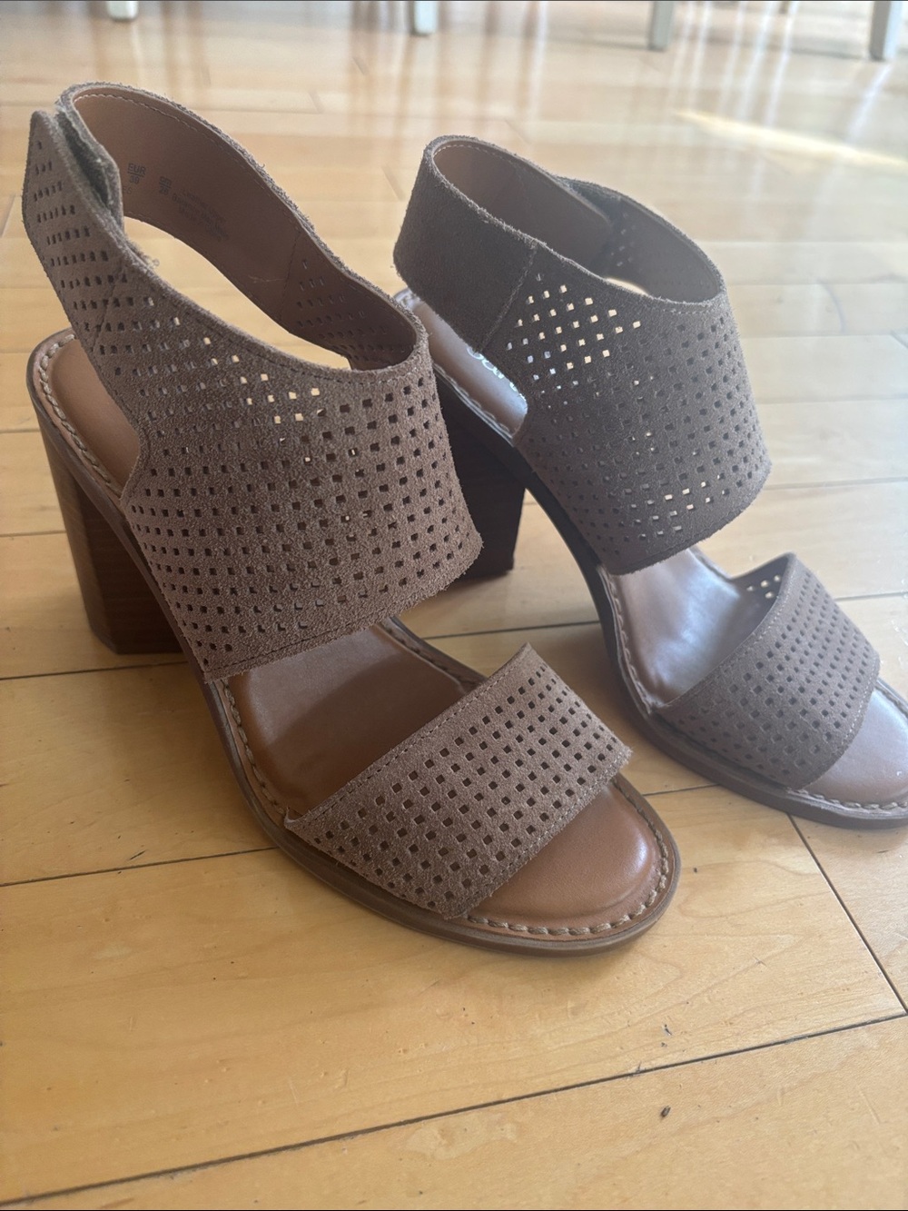 Women’s Franco Sarto leather heeled sandals